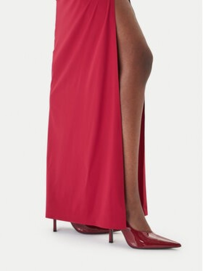 Patrizia Pepe Sukienka wieczorowa 2A3012/JZ26-R894 Bordowy Regular Fit