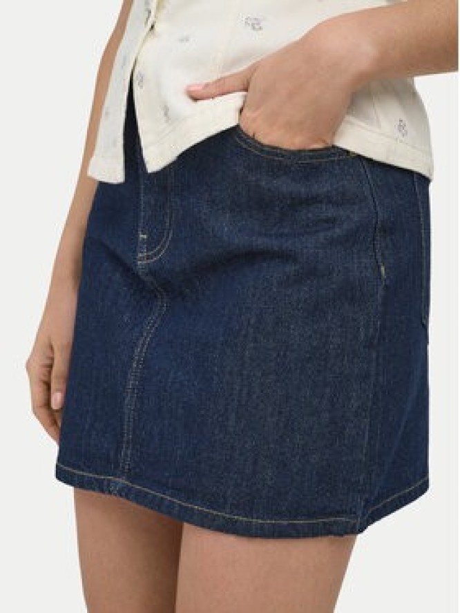 ONLY Spódnica jeansowa Stella 15339630 Granatowy Regular Fit