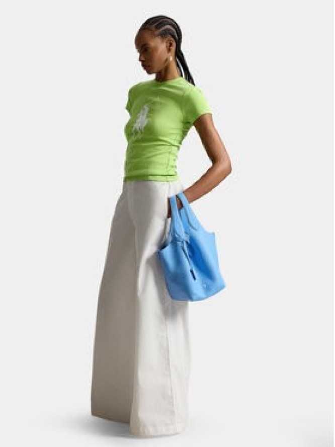 Polo Ralph Lauren T-Shirt 211A96259004 Zielony jasny Slim Fit