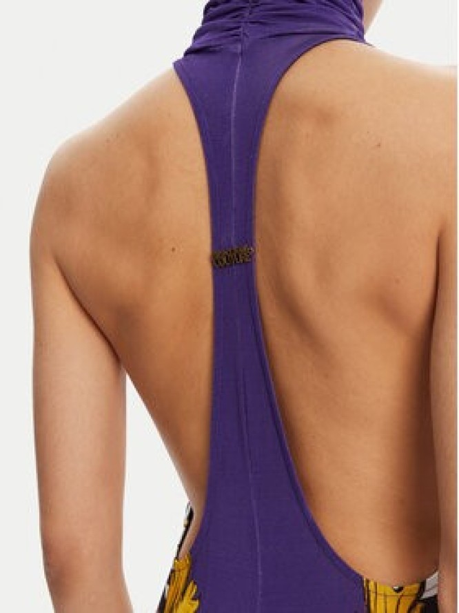 Versace Jeans Couture Sukienka wieczorowa 78HAO9P5 Fioletowy Slim Fit