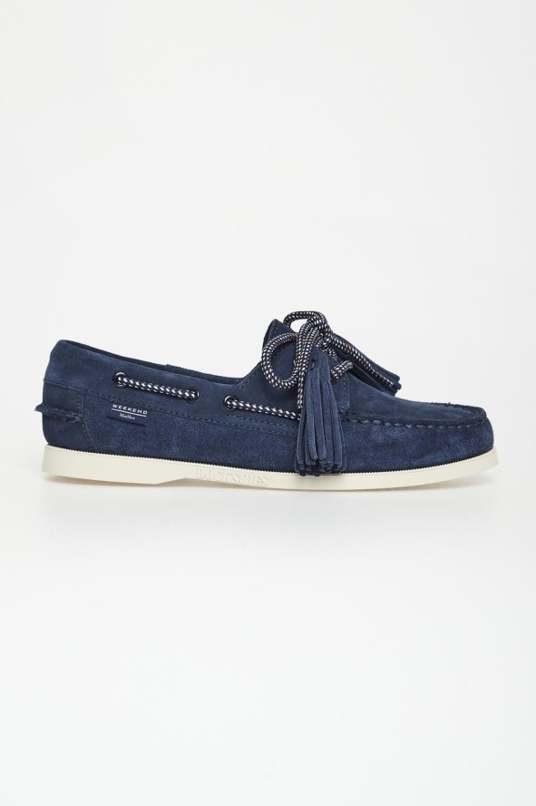 Mokasyny damskie zamszowe Dockside WEEKEND MAX MARA