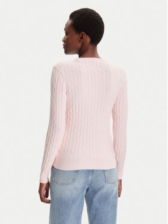 Gant Sweter 4800100 Różowy Slim Fit