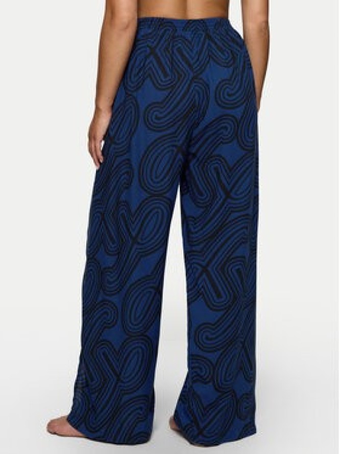 Triumph Spodnie materiałowe Beach MyWear 10222189 Granatowy Wide Leg