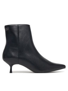 Tommy Jeans Botki Tjw Pointed Kitten Heel Boots EN0EN03172 Czarny