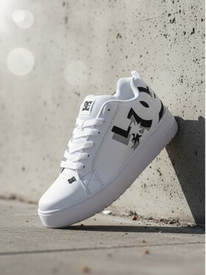 DC Shoes Sneakersy CEO-COURT GRAFFIK PLATFORM DC02422101 Biały