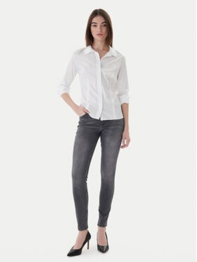 Guess Koszula W2YH41 WAF10 Biały Slim Fit