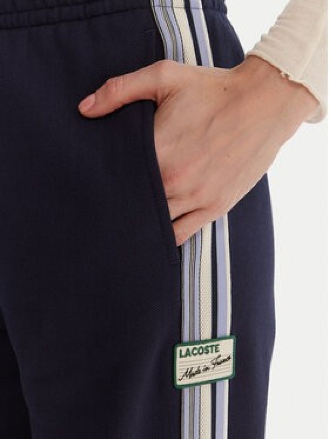 Lacoste Spodnie dresowe XF5250 Granatowy Regular Fit