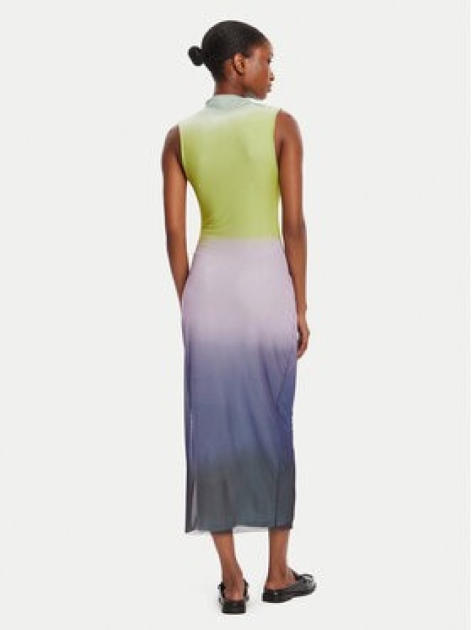 Desigual Sukienka koktajlowa Lola 25WWVK18 Kolorowy Slim Fit