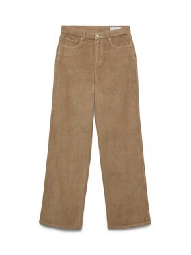 Vero Moda Spodnie materiałowe Tessa 10315350 Beżowy Wide Leg