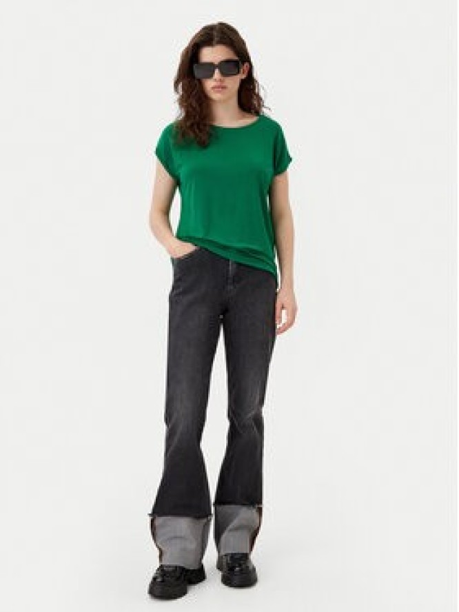 Vero Moda T-Shirt Ava 10284468 Zielony Regular Fit