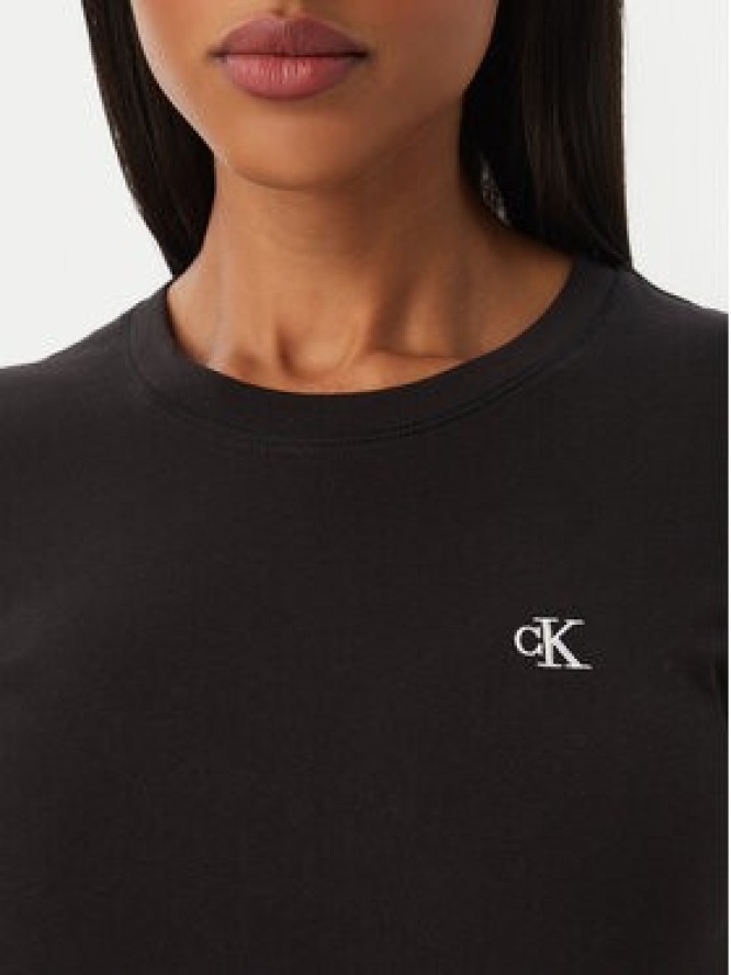 Calvin Klein Jeans T-Shirt J20J212883 Czarny Regular Fit