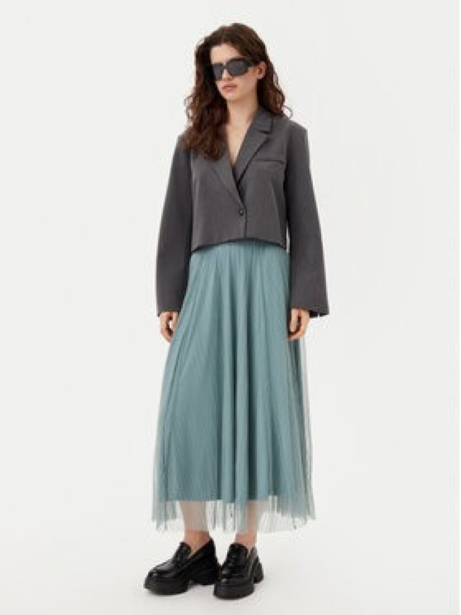 ONLY Spódnica midi 15214303 Zielony Regular Fit