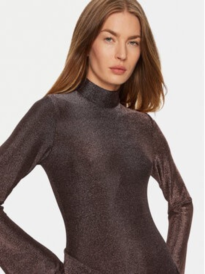 Bardot Sukienka koktajlowa 59556DB Brązowy Slim Fit