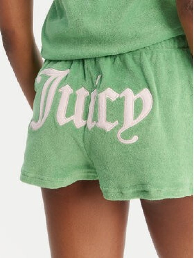 Juicy Couture Kombinezon Applique Terry JCWFP126316 Zielony Regular Fit