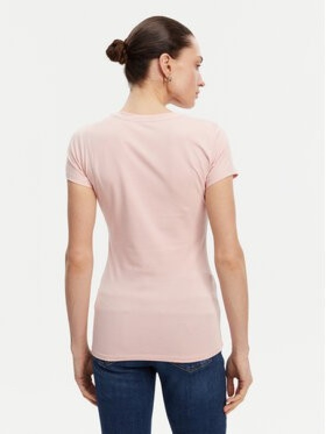 Guess T-Shirt W5GI47 KA0Q1 Różowy Slim Fit