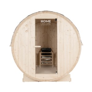Zewnętrzna sauna beczkowa LAHTI L - 195 x 180 cm dla 4 osób