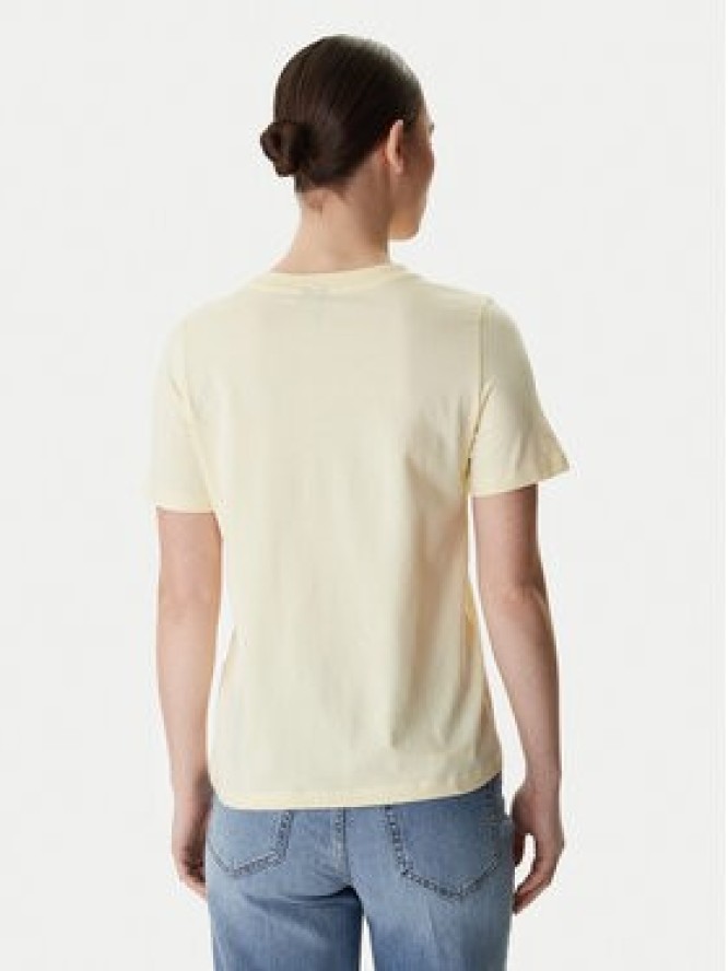 Vero Moda T-Shirt Paulina 10316991 Żółty Regular Fit