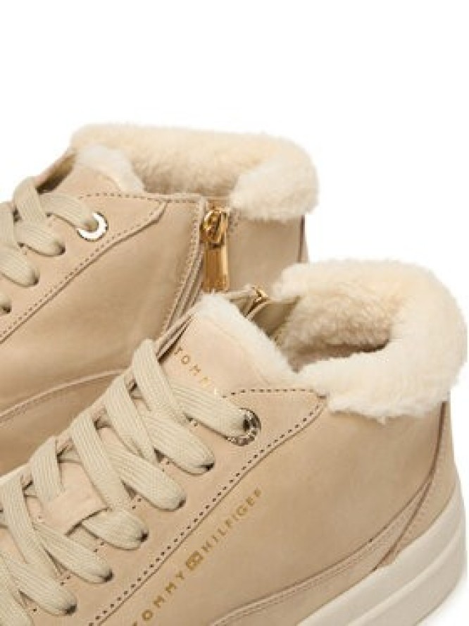 Tommy Hilfiger Sneakersy Modern Court Sneaker Mc Wl FW0FW09000 Beżowy