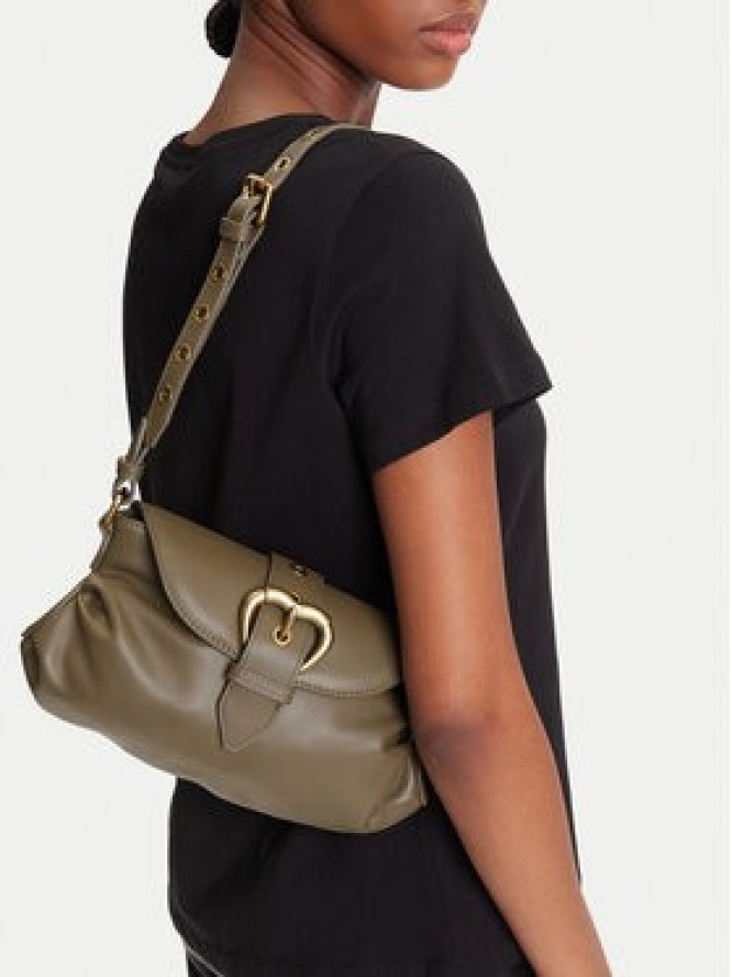 PINKO Torebka Jolene Shoulder Mini PE 25 PLTT 102802 A270 Zielony