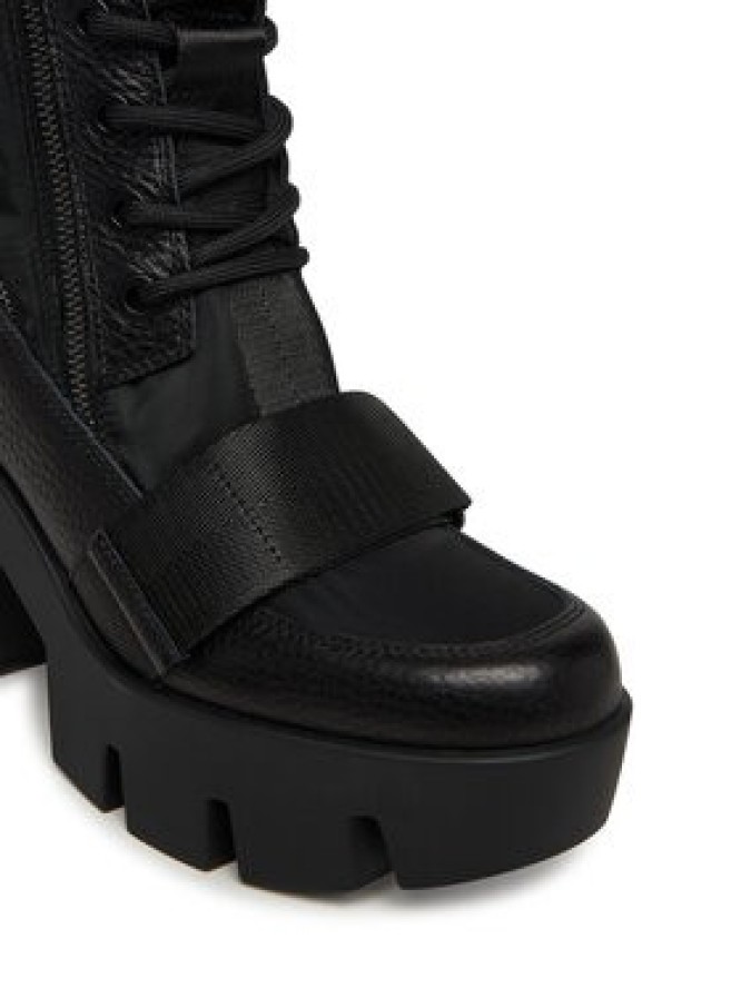 United Nude Trzewiki Grip Combat Mid 1096201165 Czarny