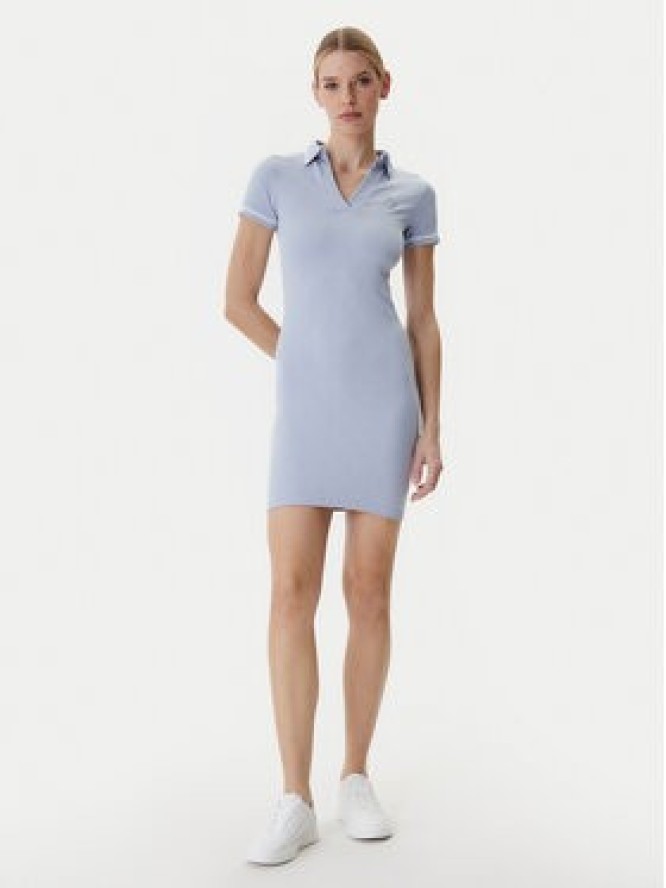 Guess Sukienka codzienna V6RK02 Z4692 Niebieski Regular Fit