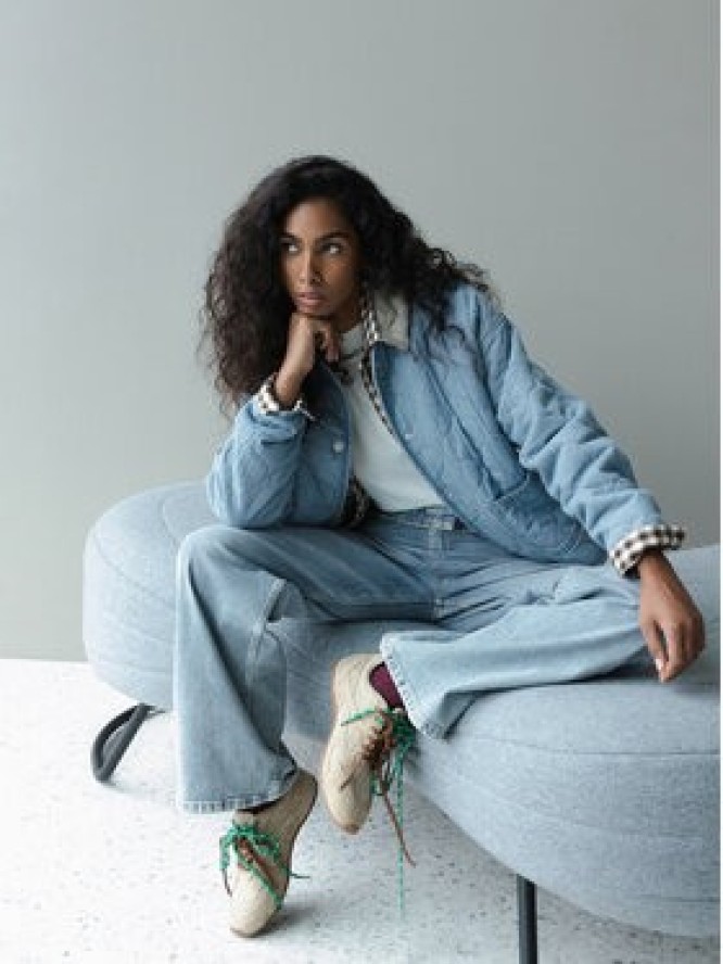 Roxy Kurtka przejściowa Not So Basic ERJJK03675 Niebieski Regular Fit