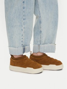 Moon Boot Botki Park Soft Suede 80D2470020 Brązowy