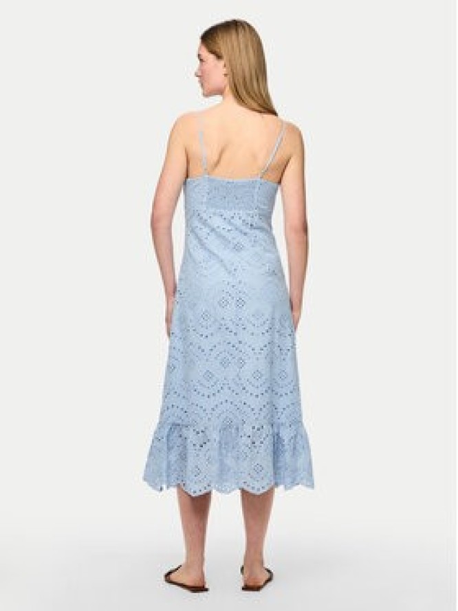 Pieces Sukienka letnia Vilde 17156565 Błękitny Regular Fit