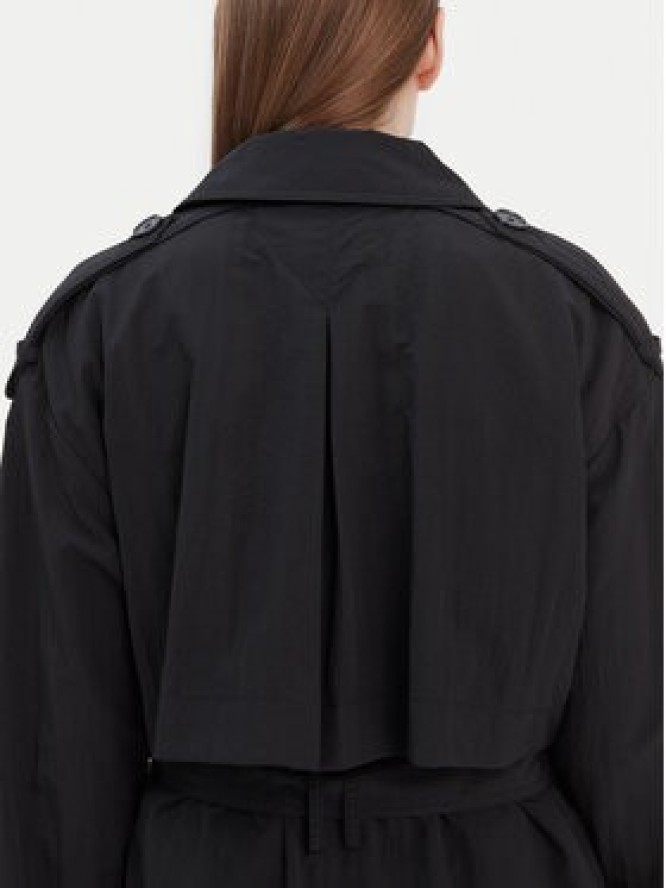 Tommy Hilfiger Trencz WW0WW45632 Czarny Oversize