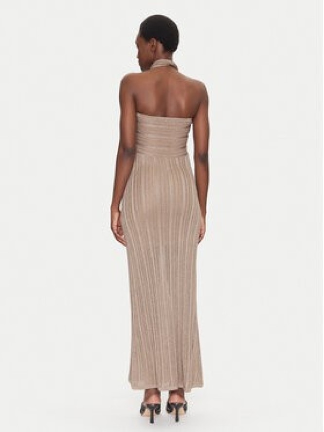 Marciano Guess Sukienka dzianinowa 5GGK48 5811Z Beżowy Slim Fit