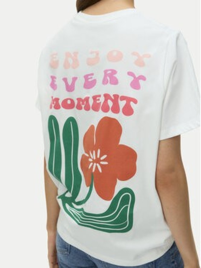 Vero Moda T-Shirt Mariane 10343545 Biały Oversize