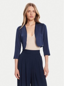 Rinascimento Bolerko CFC0125060003 Granatowy Regular Fit