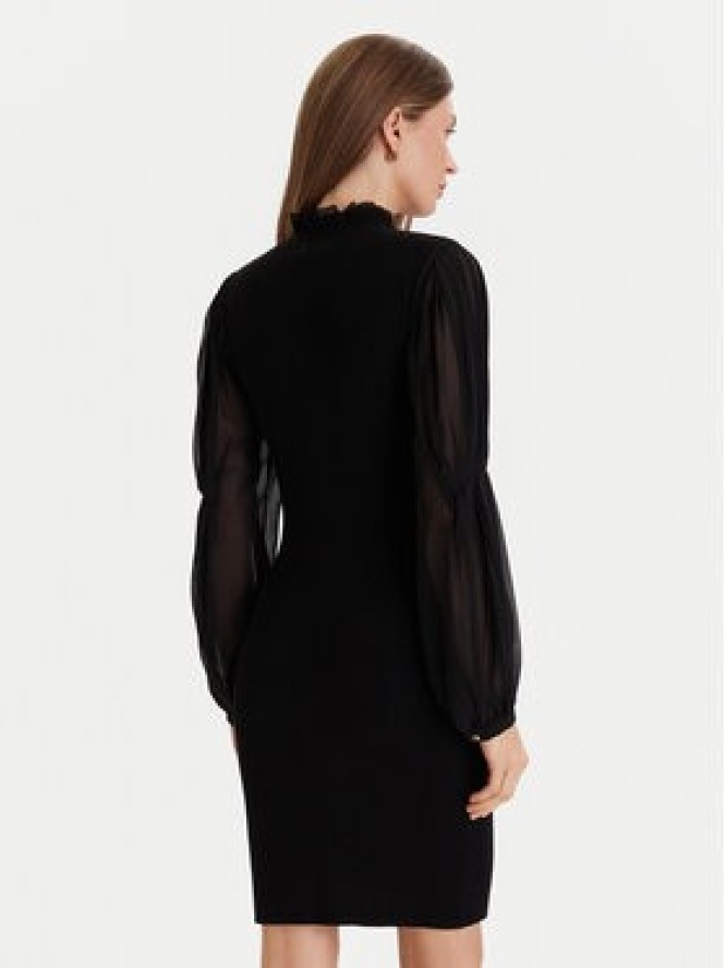 French Connection Sukienka dzianinowa 71ZBU Czarny Slim Fit