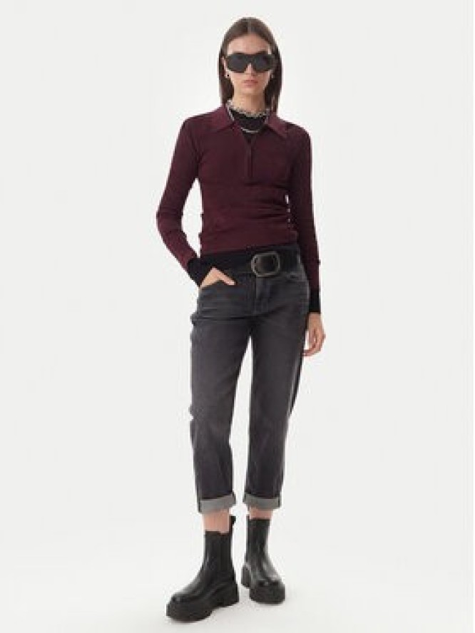 G-Star Raw Jeansy Kate D15264-C293 Szary Boyfriend Fit