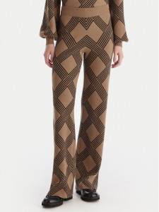 ONLY Spodnie dzianinowe Anny 15327634 Beżowy Loose Fit