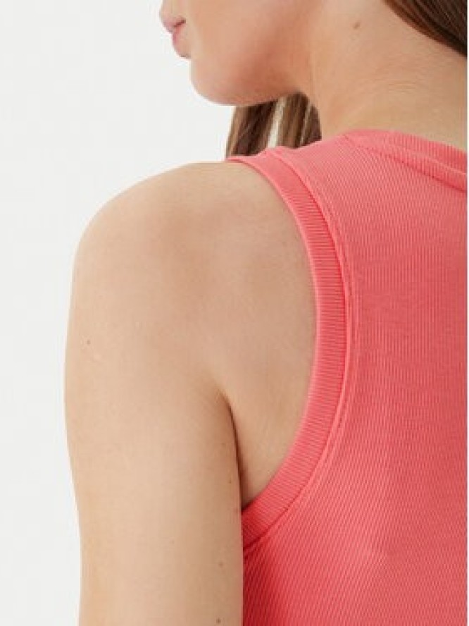 Tommy Jeans Top Essential DW0DW20673 Różowy Slim Fit