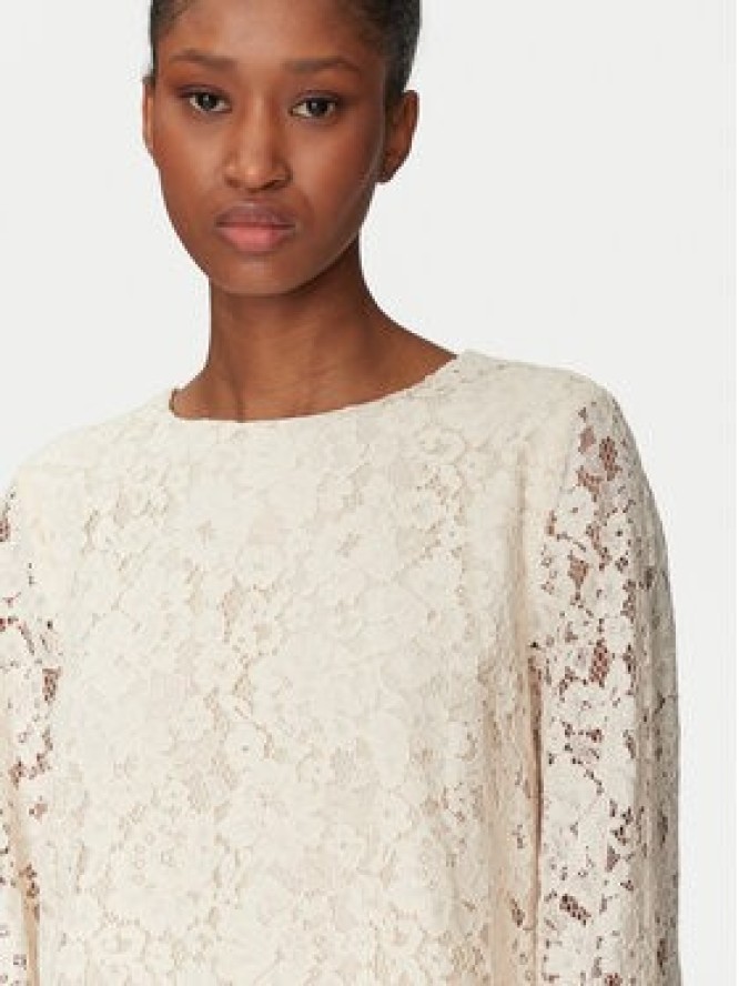 YAS Bluzka Perla 26032813 Écru Regular Fit