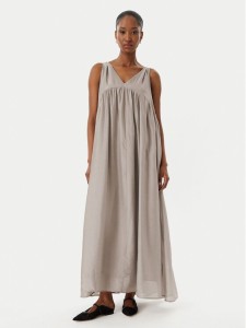 Eleh Sukienka letnia SS260270 Szary Relaxed Fit