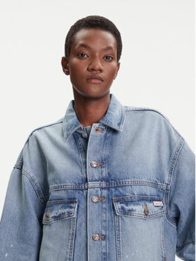 Calvin Klein Jeans Kurtka jeansowa LV047C730G Niebieski Regular Fit