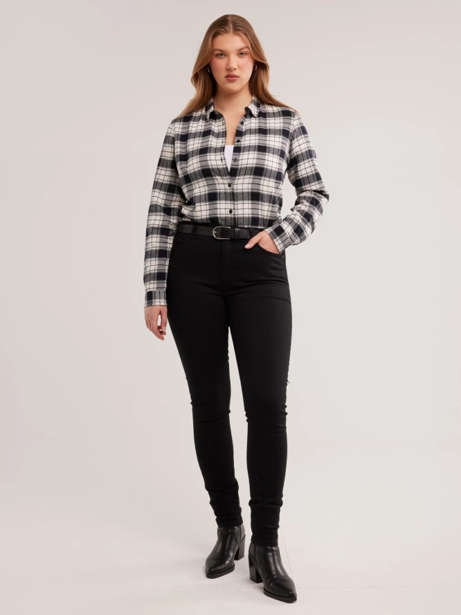 Jeansy damskie skinny czarne Adela 915