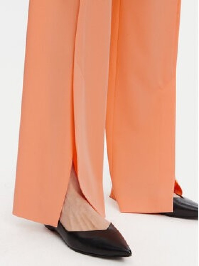 HUGO Spodnie materiałowe Hezena 50537073 Pomarańczowy Regular Fit