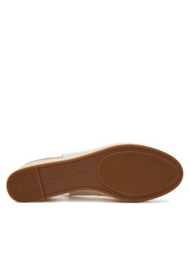 Tommy Hilfiger Espadryle Flag Mid Wedge Espad Slingback FW0FW08595 Biały