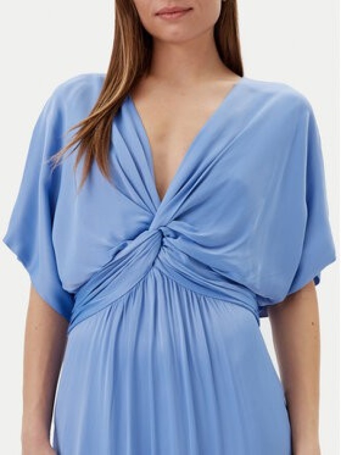 Lola Casademunt by Maite Sukienka wieczorowa MS2516012 Błękitny Regular Fit