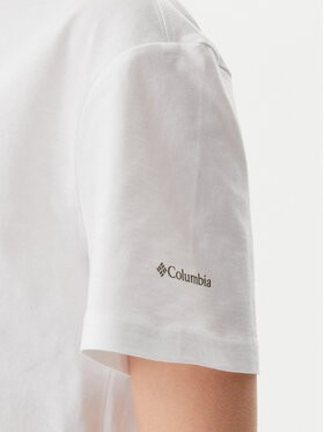 Columbia T-Shirt Rolling Bend™ 2119991 Biały Regular Fit