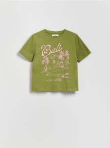 T-shirt z nadrukiem - zielony
