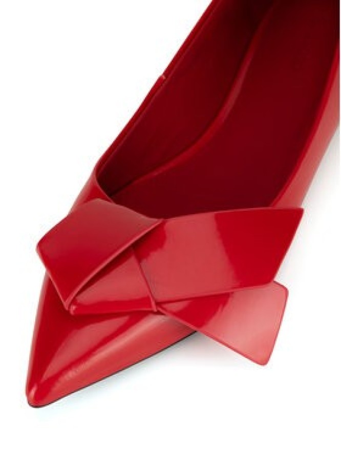 GINO ROSSI Baleriny VAL-V1166-211-2 Czerwony