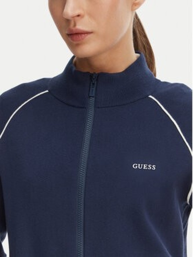 Guess Kardigan V6RQ11 Z4642 Granatowy Regular Fit