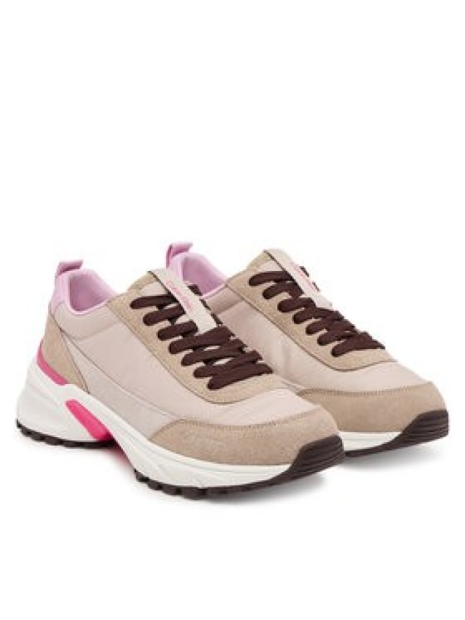 Calvin Klein Sneakersy Hike Runner Mg Nylon Mix YW0YW02075 Szary