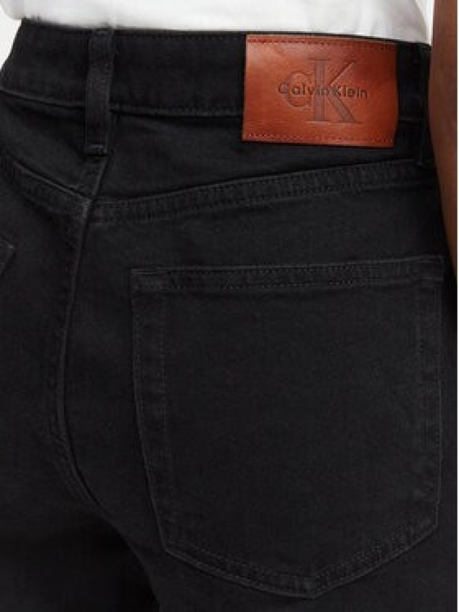 Calvin Klein Jeans Jeansy New Mom Jean LV047D843G Czarny Mom Fit
