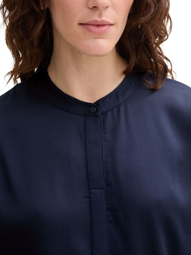 Tom Tailor Bluzka w kolorze granatowym rozmiar: S